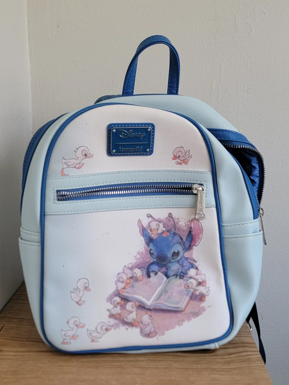 Loungefly Blue Stitch Kids Mini Backpack
